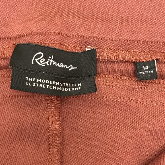 Reitmans twill leggings The modern stretch size 14 Petite - Picture 10 of 10